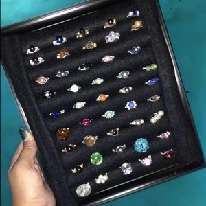 100 pcs. wire wrapped ring wholesale/lot/bulk♣️